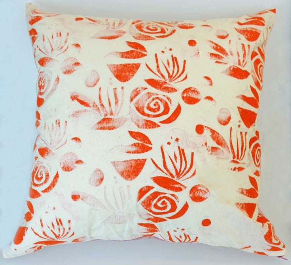 Orange Blossom Pillow Cover