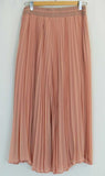 Pink Pleated Capris