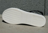 Leather platform sport sandals