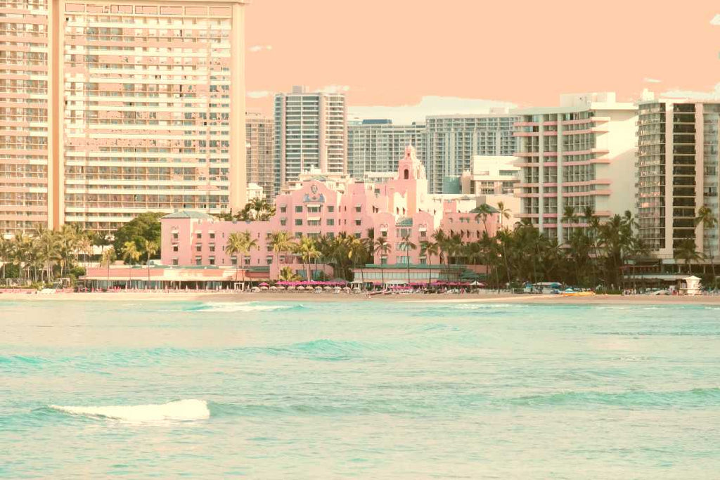 Waikiki Pink Pop Art